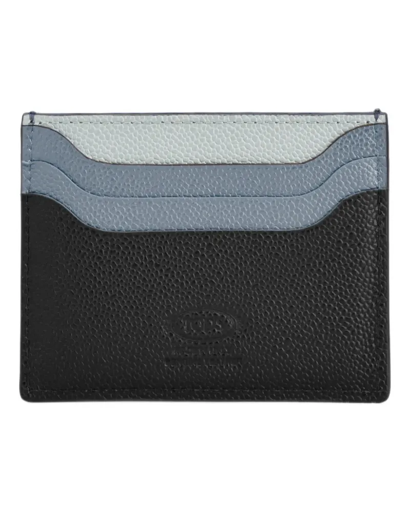 TOD'S card holder in leather - Schwarz Schwarz