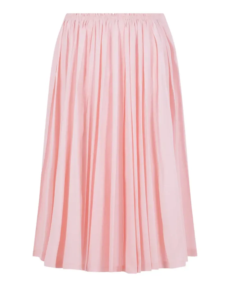 TER ET BANTINE Soleil pleated midi skirt - Rosa Rosa