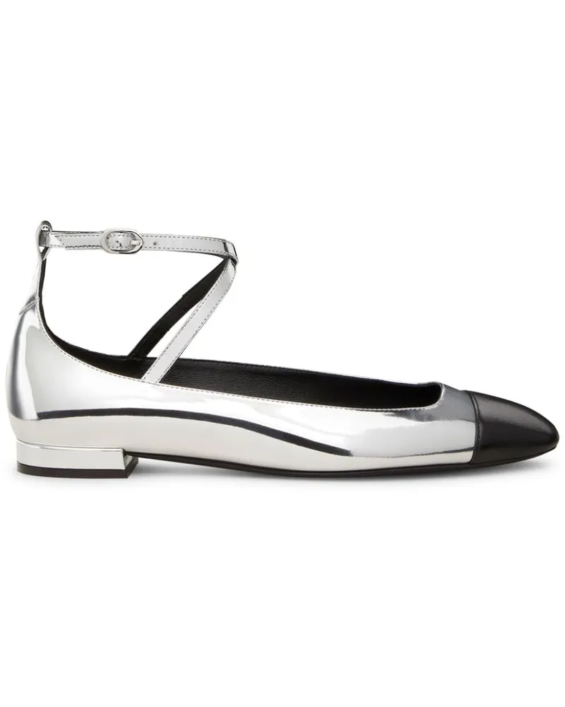 Stuart Weitzman Klassische Ballerinas - Silber Silber