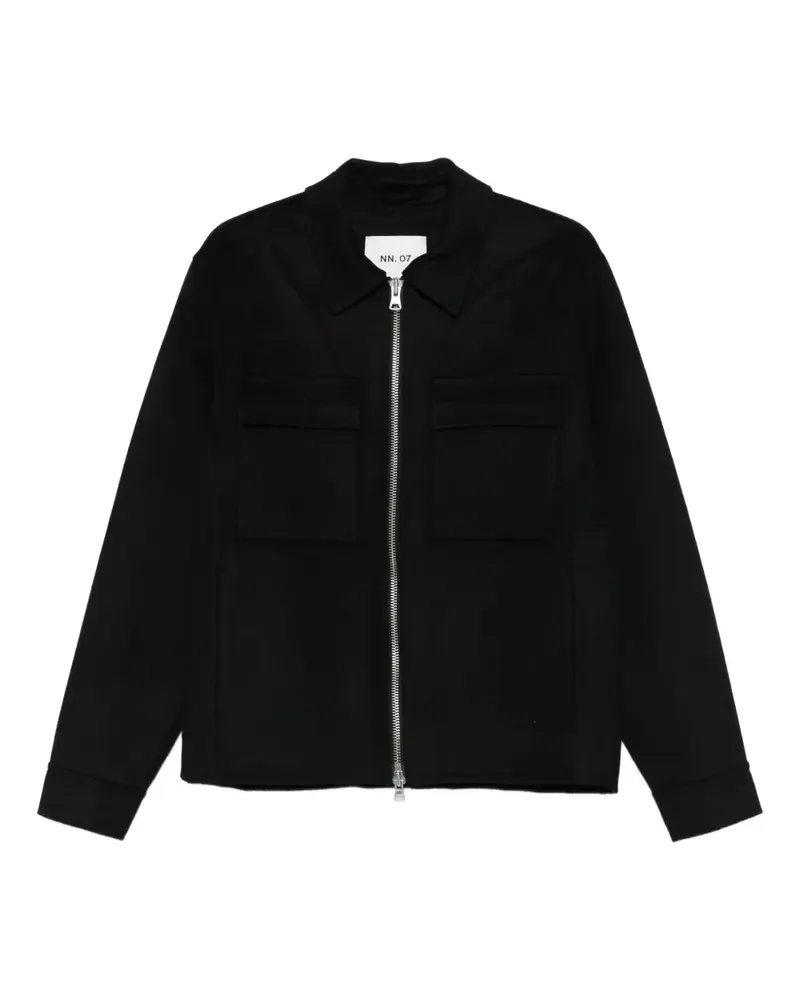 NN 07 double-faced jacket - Schwarz Schwarz