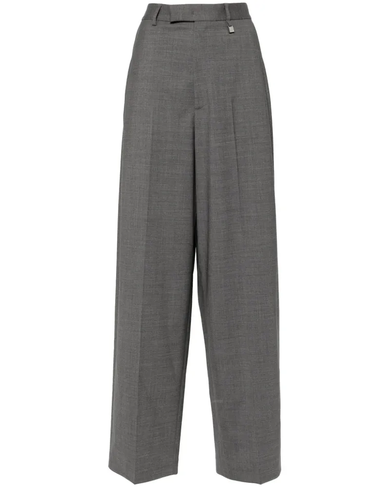 Giuseppe di Morabito Hose mit Logo-Schild - Grau Grau