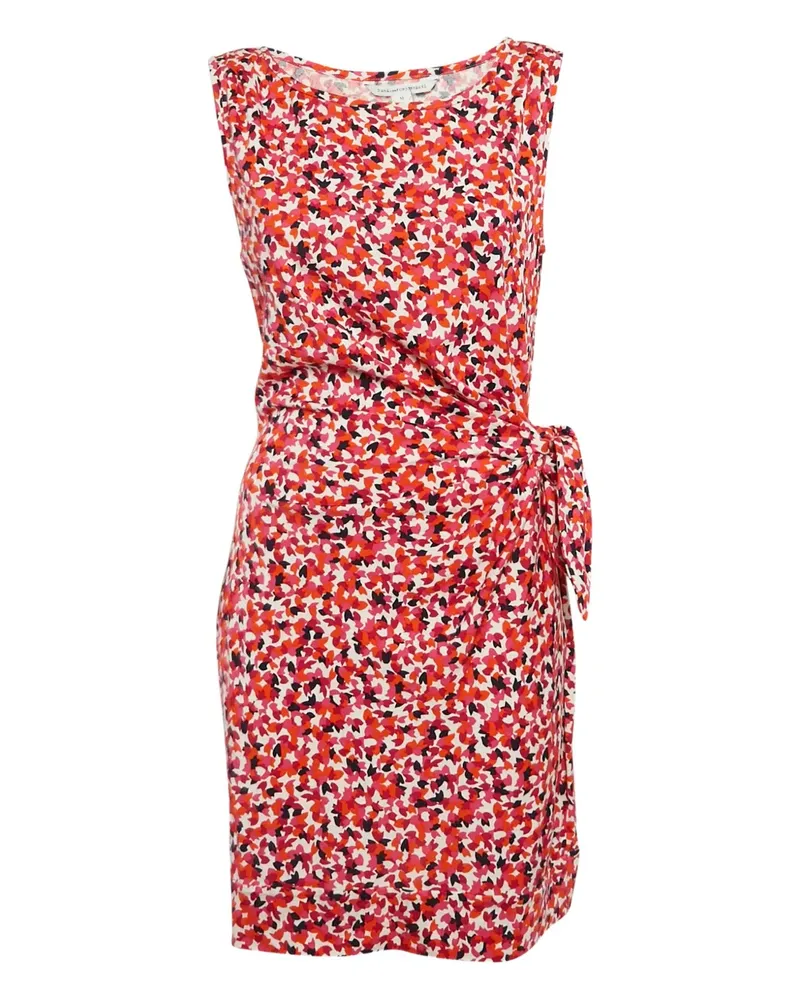 Diane von Furstenberg Wickelkleid mit Print - Rot Rot