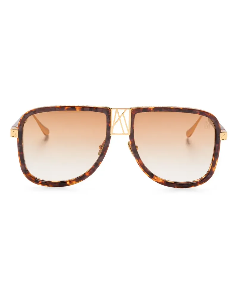 Anna-Karin Karlsson Logo Dude Sonnenbrille - Braun Braun