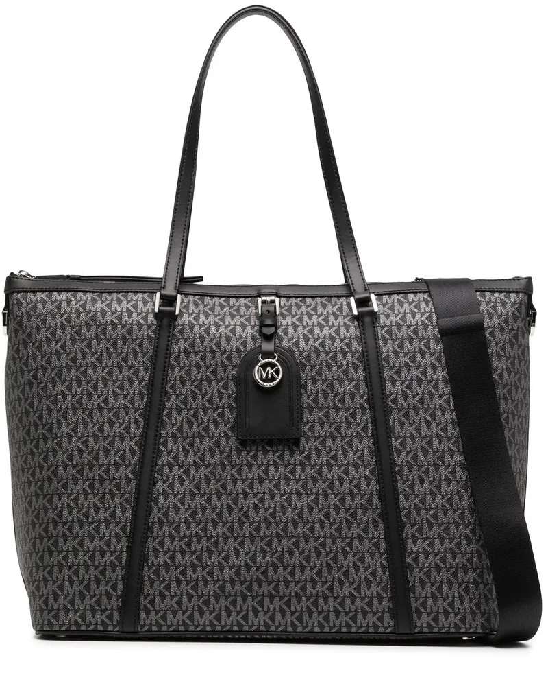 Michael Kors Großer Heritage Shopper - Schwarz Schwarz