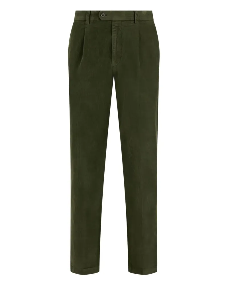 Boglioli pleated corduroy trousers - Grün Grün