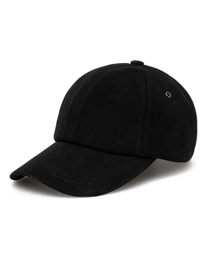 Paul Smith leather baseball cap - Schwarz Schwarz