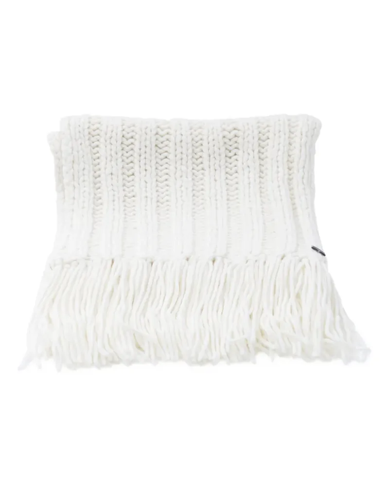 Fedeli Gerippter Strickschal mit Fransen - Nude Nude