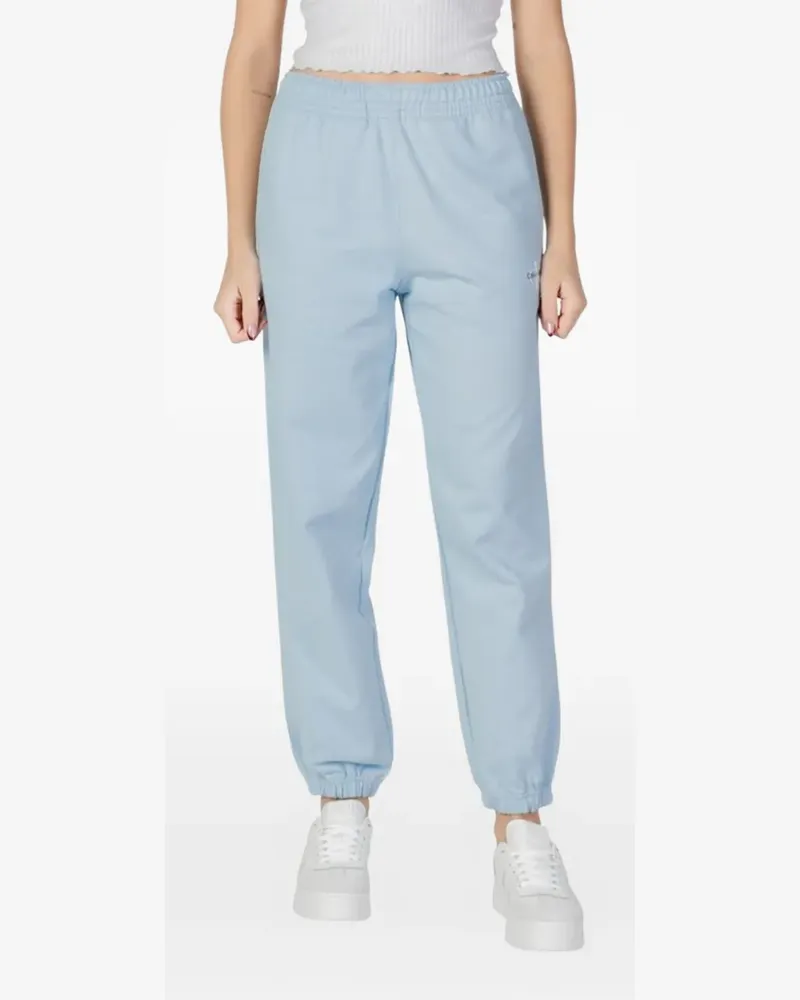 Calvin Klein logo-print track pants - Blau Blau