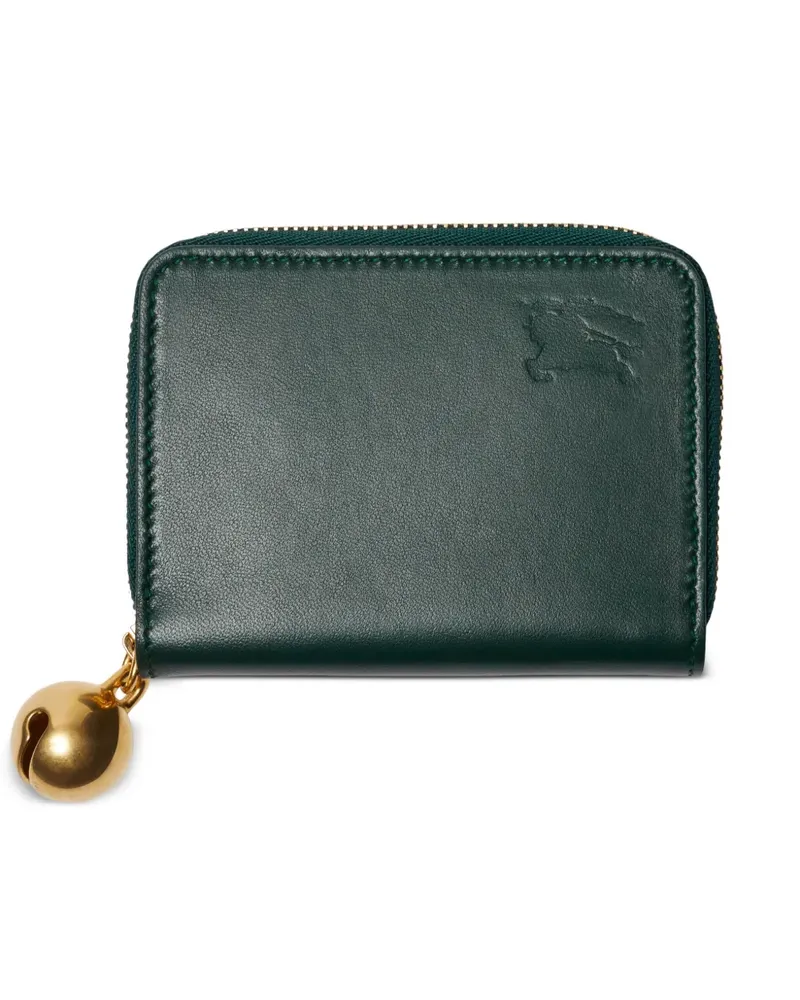 Burberry Portemonnaie mit Glockenanhänger - Grün Grün