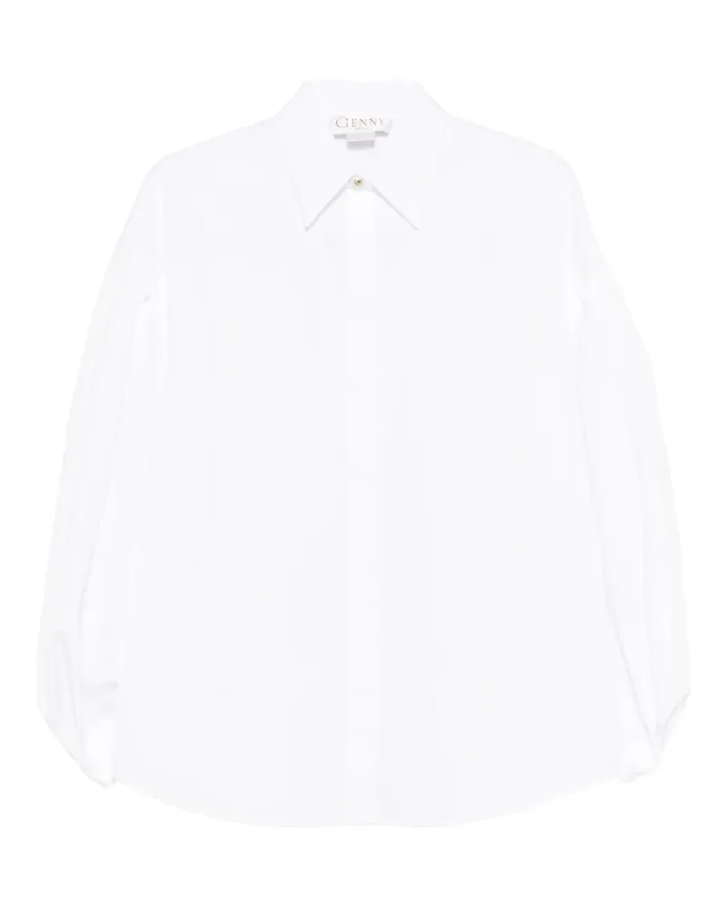 Genny point-collar shirt - Weiß Weiß