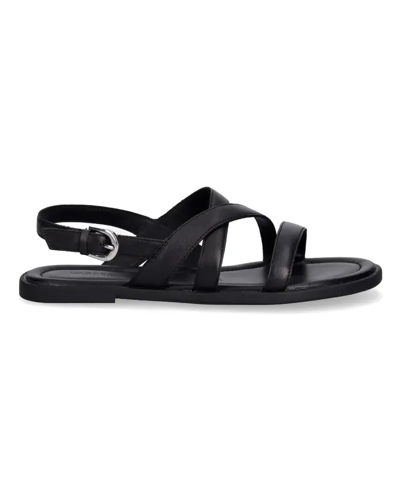 Vagabond Zaida Sandalen mit überkreuzten Riemen - Schwarz Schwarz