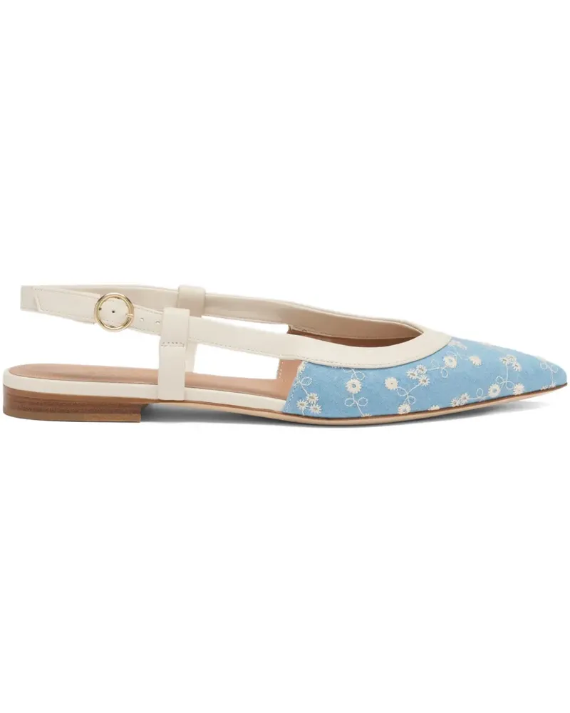 Malone Souliers Tate Ballerinas mit Blumen-Print - Blau Blau