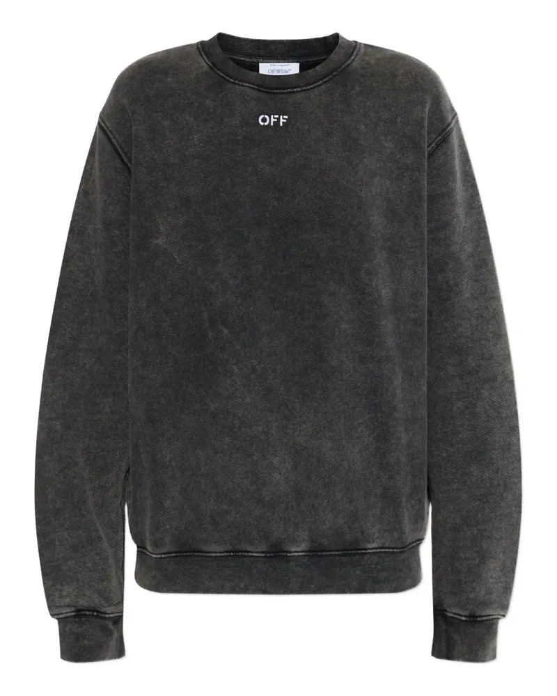 OFF-WHITE Plaid Appliqué Knitwear - Grau Grau