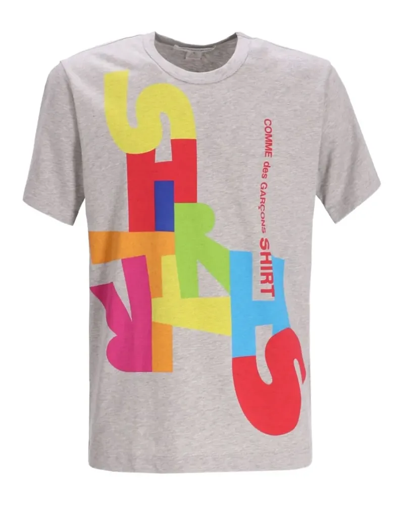 Comme des Garçons T-Shirt mit grafischem Print - Grau Grau