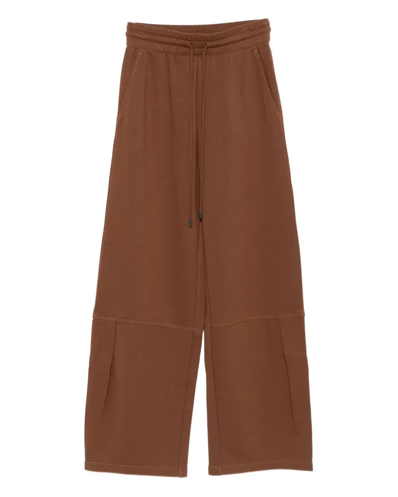 Max Mara Hose mit Kordelzug - Braun Braun