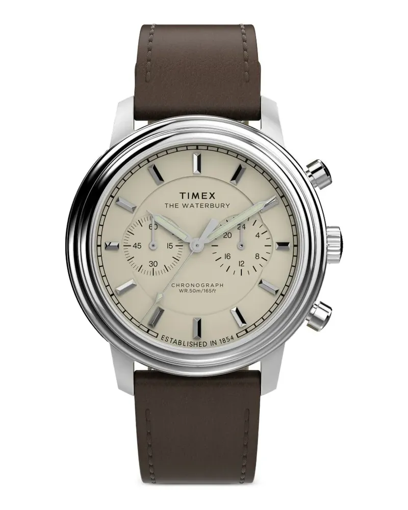 Timex Waterbury Metropolitan Chronograph 41mm - Nude Nude