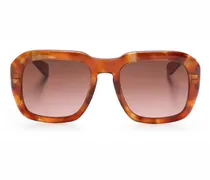 Sonnenbrille mit Oversized-Gestell - Braun