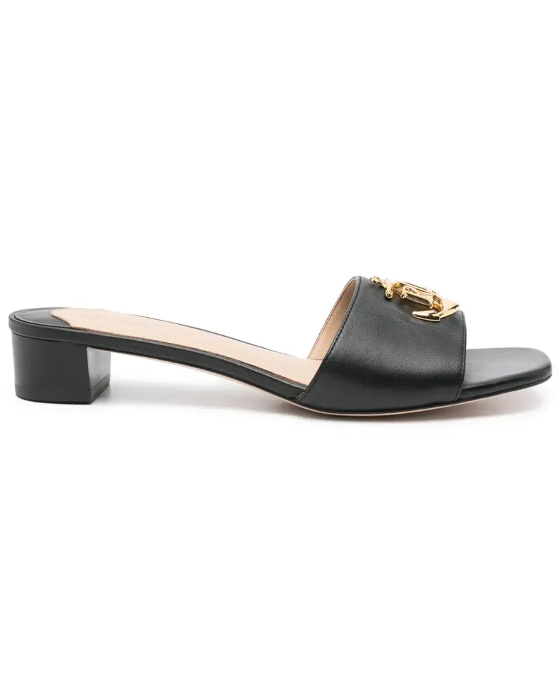 Ralph Lauren Sandalen mit Anker-Schild - Schwarz Schwarz