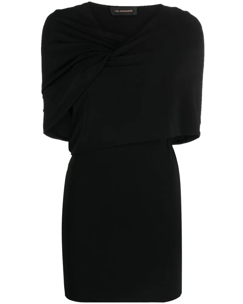 ANDAMANE Ärmelloses Midikleid mit Knoten - Schwarz Schwarz