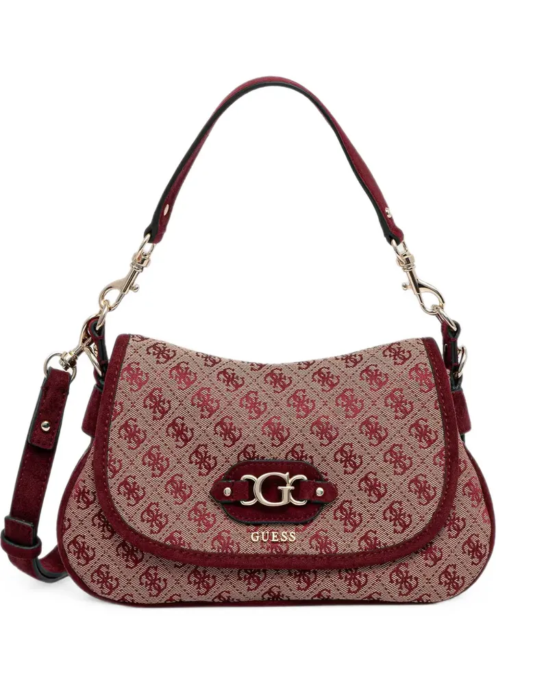 Guess Samantha logo-monogram shoulder bag - Rot Rot