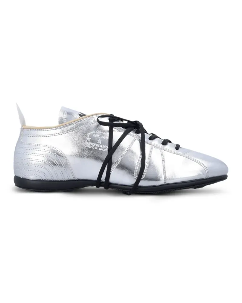 Pantofola d´Oro metallic-effect Vibram-sole sneakers - Silber Silber