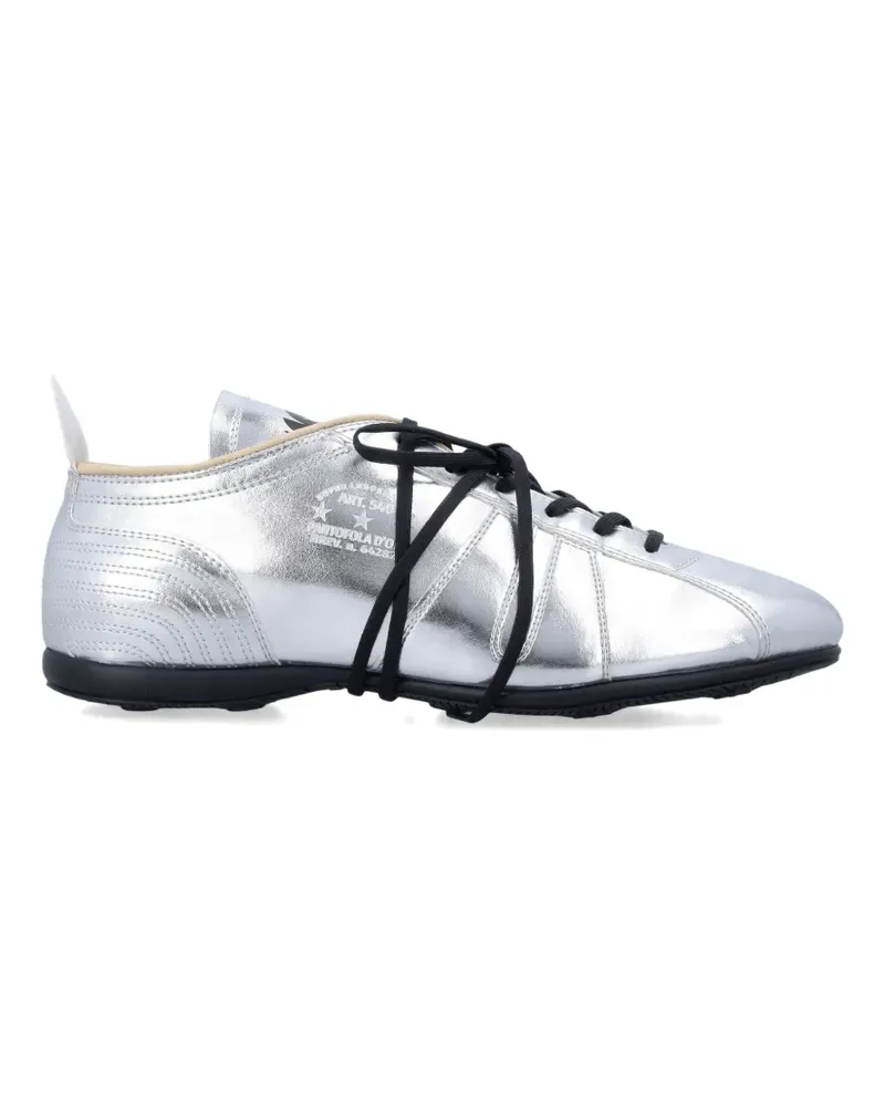 Pantofola d´Oro metallic-effect Vibram-sole sneakers - Silber Silber