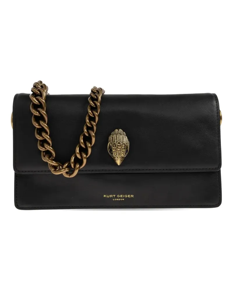 Kurt Geiger Weiche Sloane Schultertasche - Schwarz Schwarz