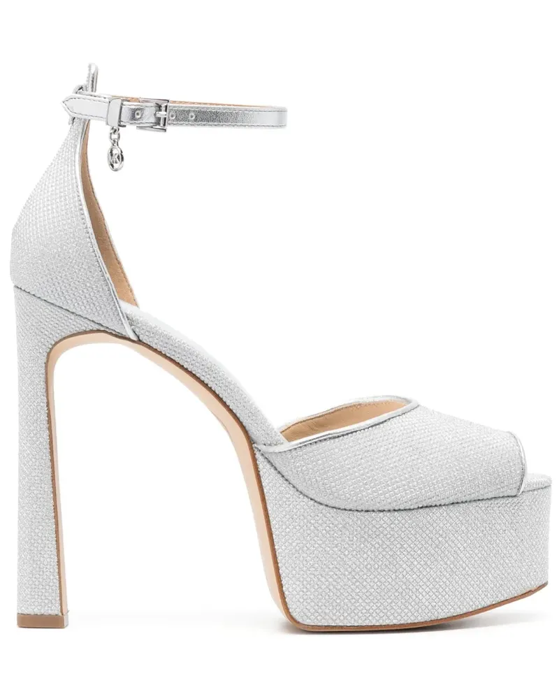 Michael Kors Zehenfreie Pumps 130mm - Silber Silber