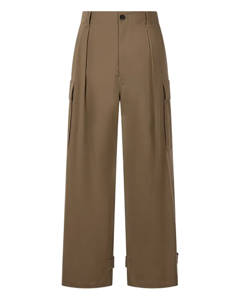 STUDIO TOMBOY cargo-pocket trousers - Braun Braun