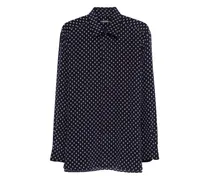 Hemd mit Paisleymuster - Blau