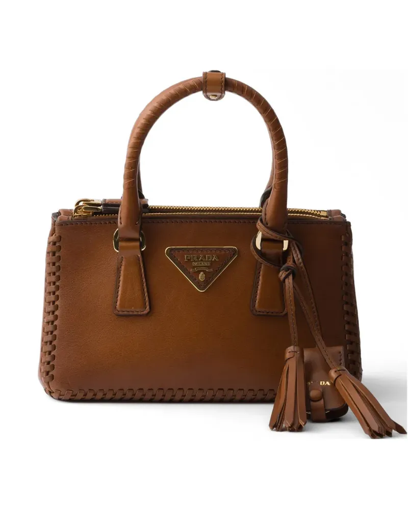Prada Galleria leather mini bag - Braun Braun