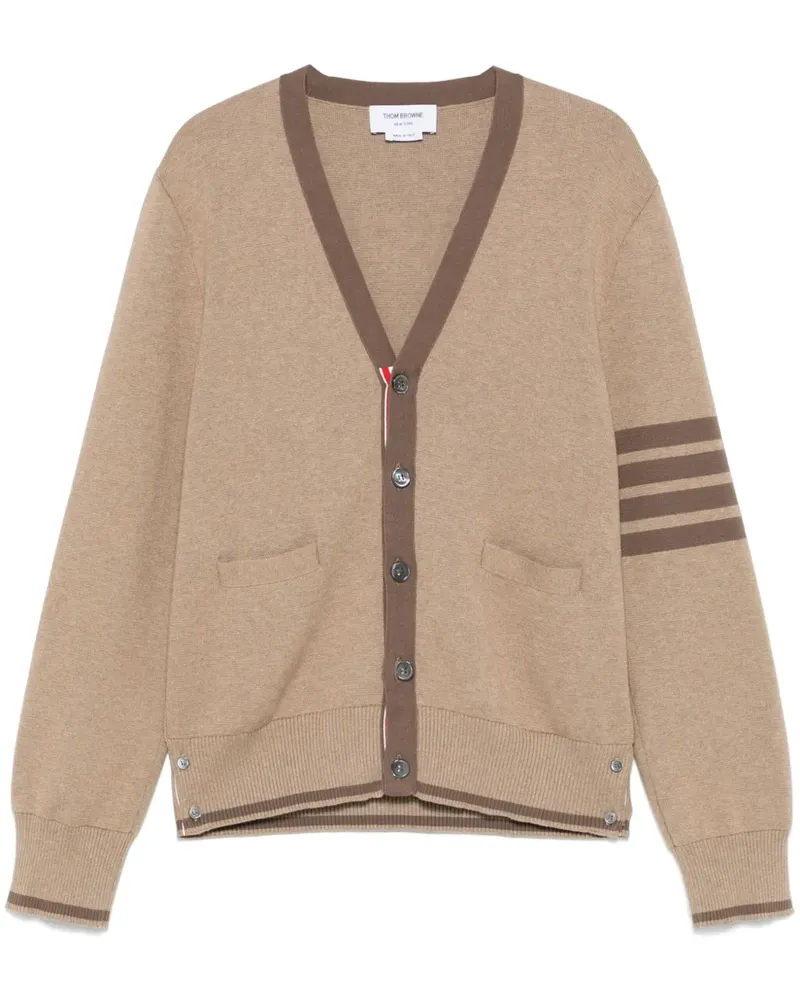 Thom Browne Cardigan mit Streifen - Braun Braun
