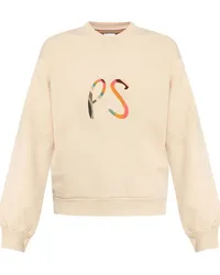 Paul Smith Spray Swirl Sweatshirt aus Bio-Baumwolle Nude