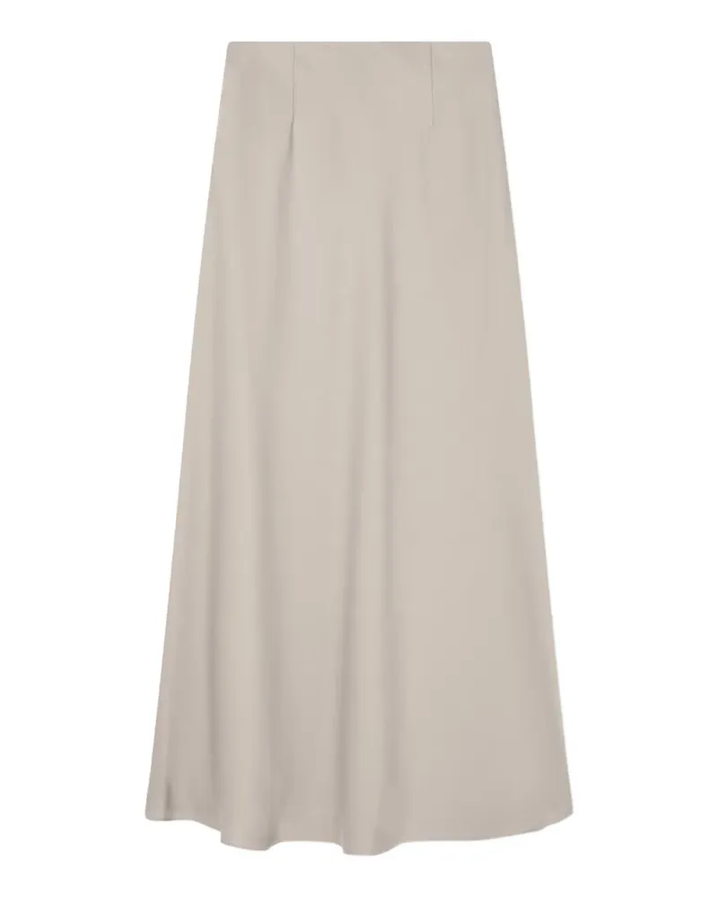 Armani Exchange Satin-Midirock mit Kettendetail - Nude Nude