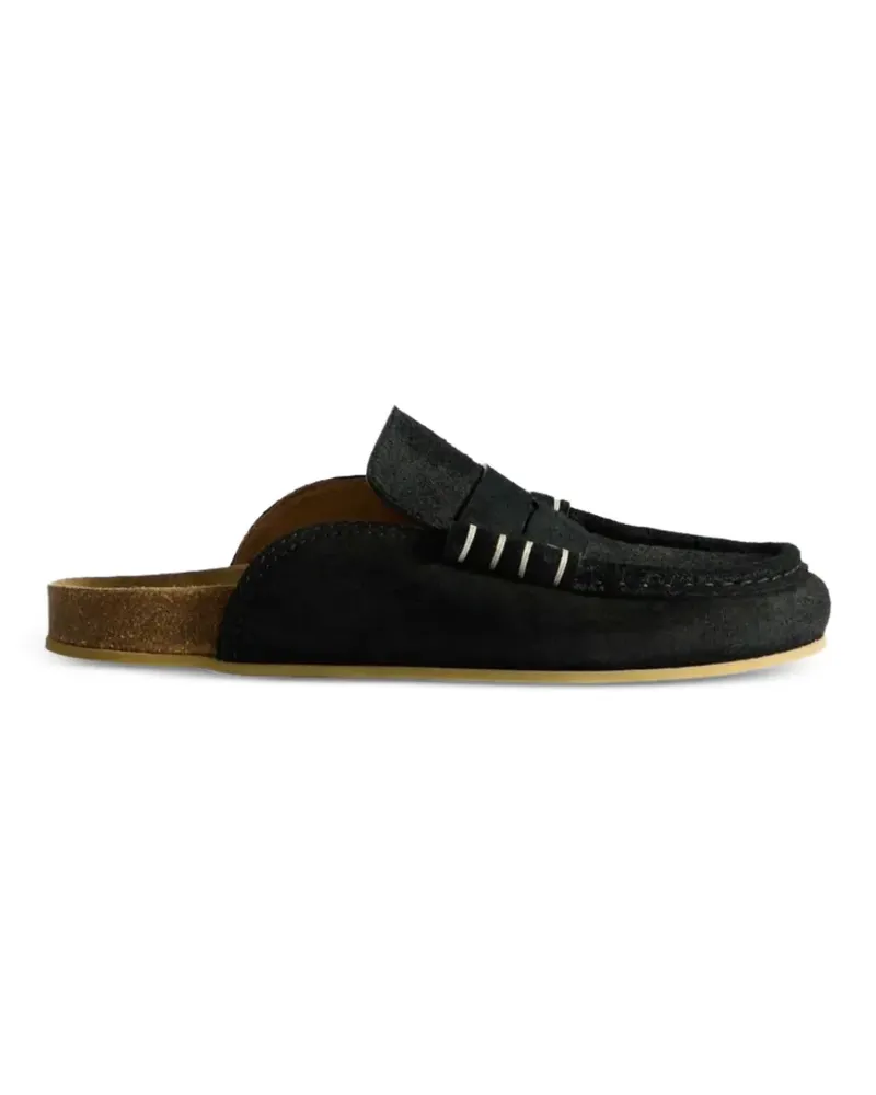 J.W.Anderson Loafer mit Ziernähten - Schwarz Schwarz