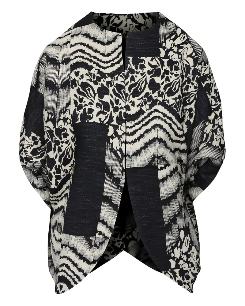 Zero + Maria Cornejo Jacke mit Print - Schwarz Schwarz