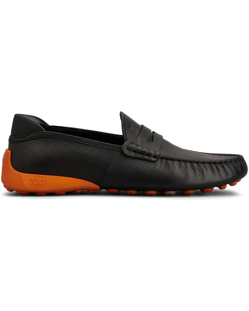TOD'S Loafer mit Logo-Prägung - Schwarz Schwarz