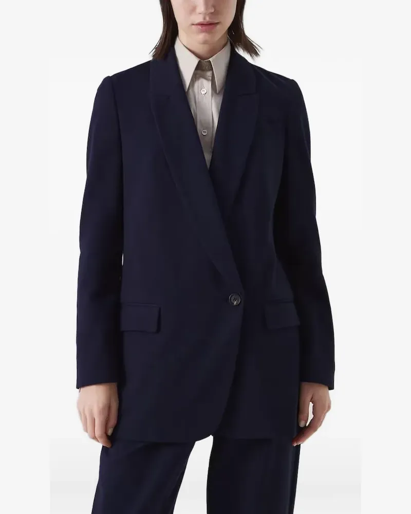 Brunello Cucinelli single-breasted blazer - Blau Blau