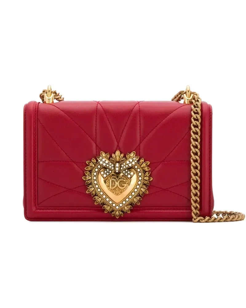Dolce & Gabbana Mittelgroße Devotion Schultertasche - Rot Rot