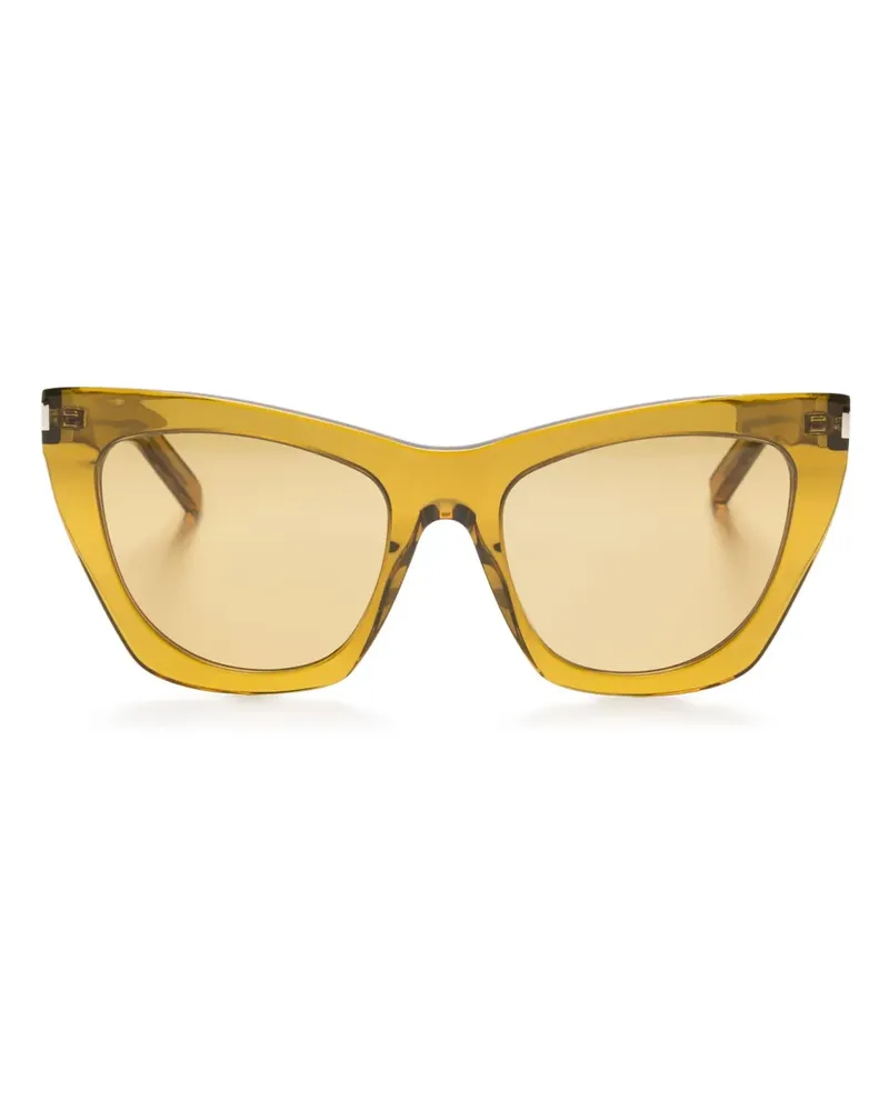 Saint Laurent New Wave 214 Kate Sonnenbrille - Grün Grün