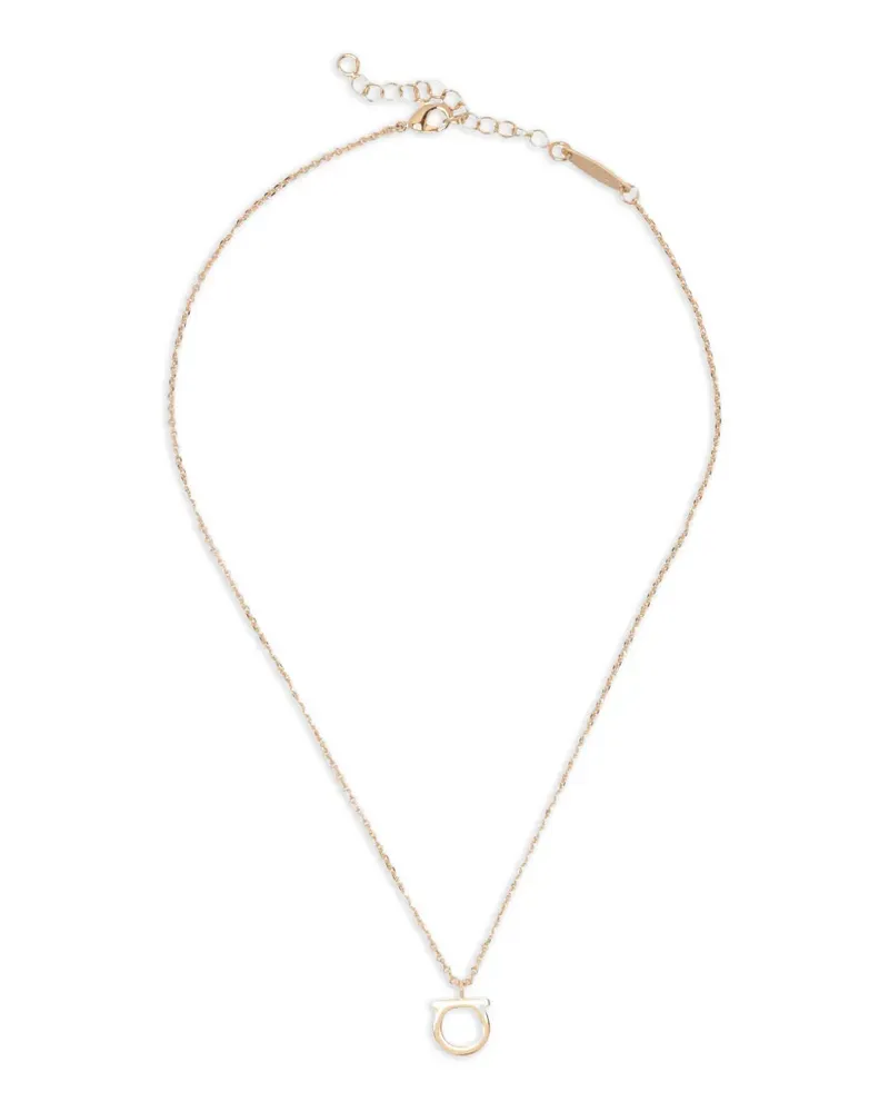 Ferragamo Gancini charm necklace - Gold Gold