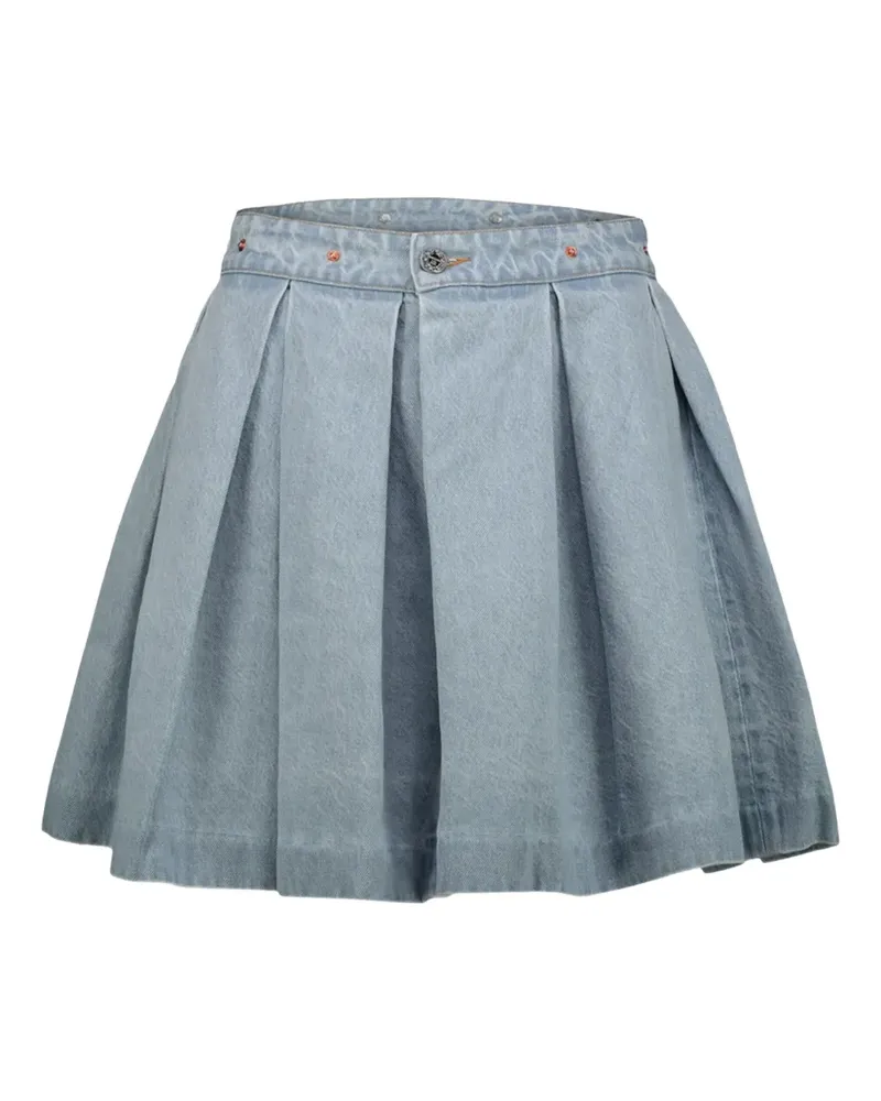 VETEMENTS Jeansrock mit Falten - Blau Blau