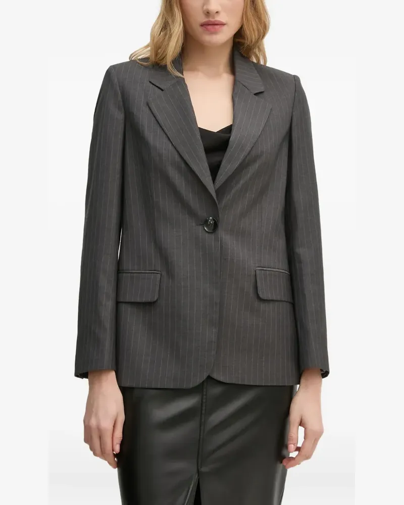 Sisley Sakko mit Nadelstreifen - Grau Grau