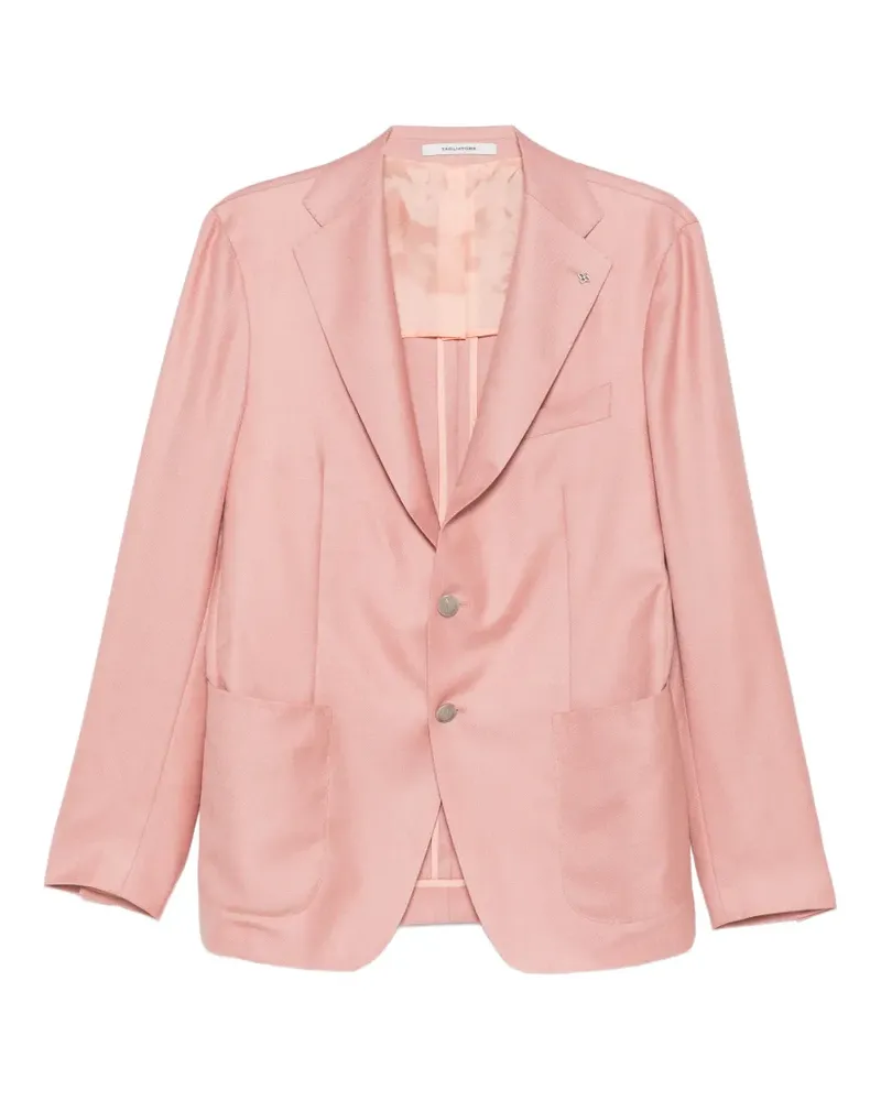 Tagliatore flap pocket wool blazer - Rosa Rosa