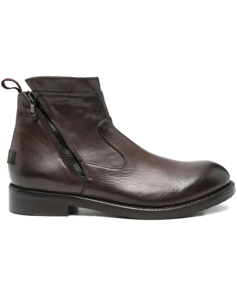 LEQARANT Stiefel mit Reißverschluss - Braun Braun