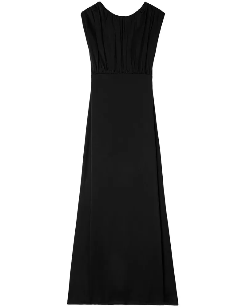 Jil Sander Schulterfreies Abendkleid Schwarz