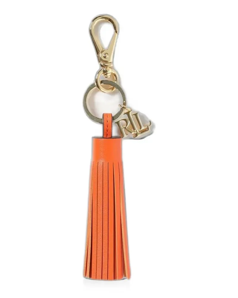 Ralph Lauren tassel logo-charm keyring - Orange Orange