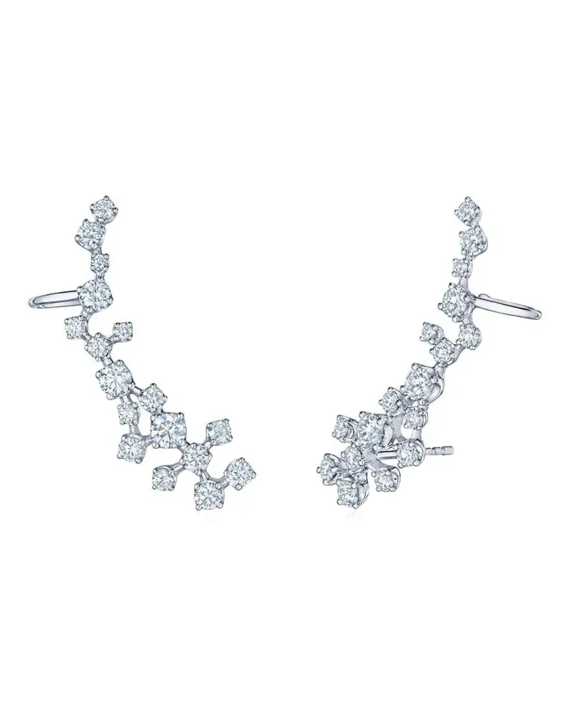 KWIAT 18kt Constellation Weißgoldohrringe mit Diamanten - Silber Silber