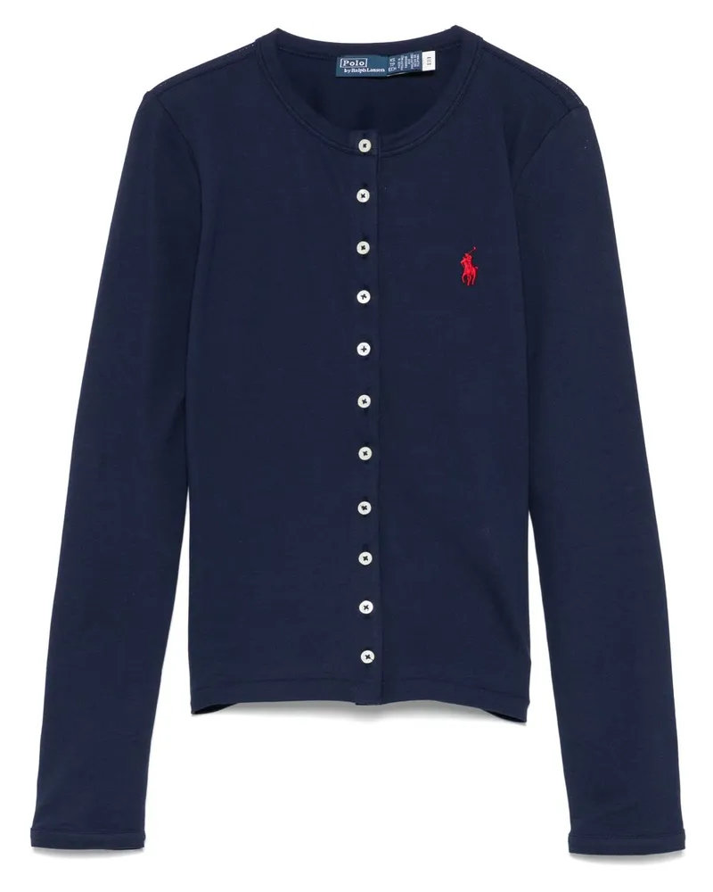 Ralph Lauren Hemd mit Polo Pony-Stickerei - Blau Blau