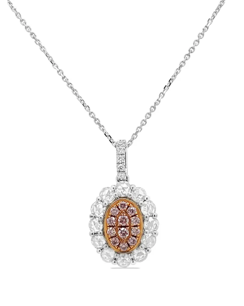 HYT Jewelry Halskette aus Platin - Silber Silber